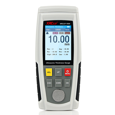 Digital Thickness Gauge Meter Ultrasonic Tester USB Charging Digital Thickness Metal Tester High Accuracy XRCLIF-100A