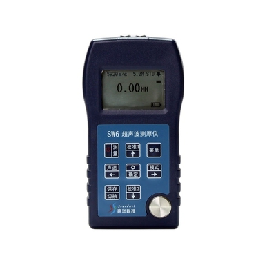 509m/s~18699m/s SW6 ultrasonic thickness gauge has the function of self-checking on the machine, which can improve the measurement accuracy